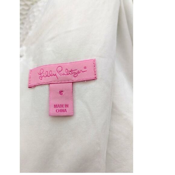 Lilly Pulitzer Sz 8 LARGO Sun Dress Resort White - Picture 7 of 9